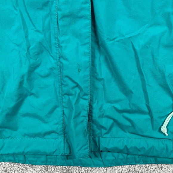 The North Face Jacket Womens Small HyVent Windbreaker Rain Hooded Nylon Teal - Picture 12 of 16